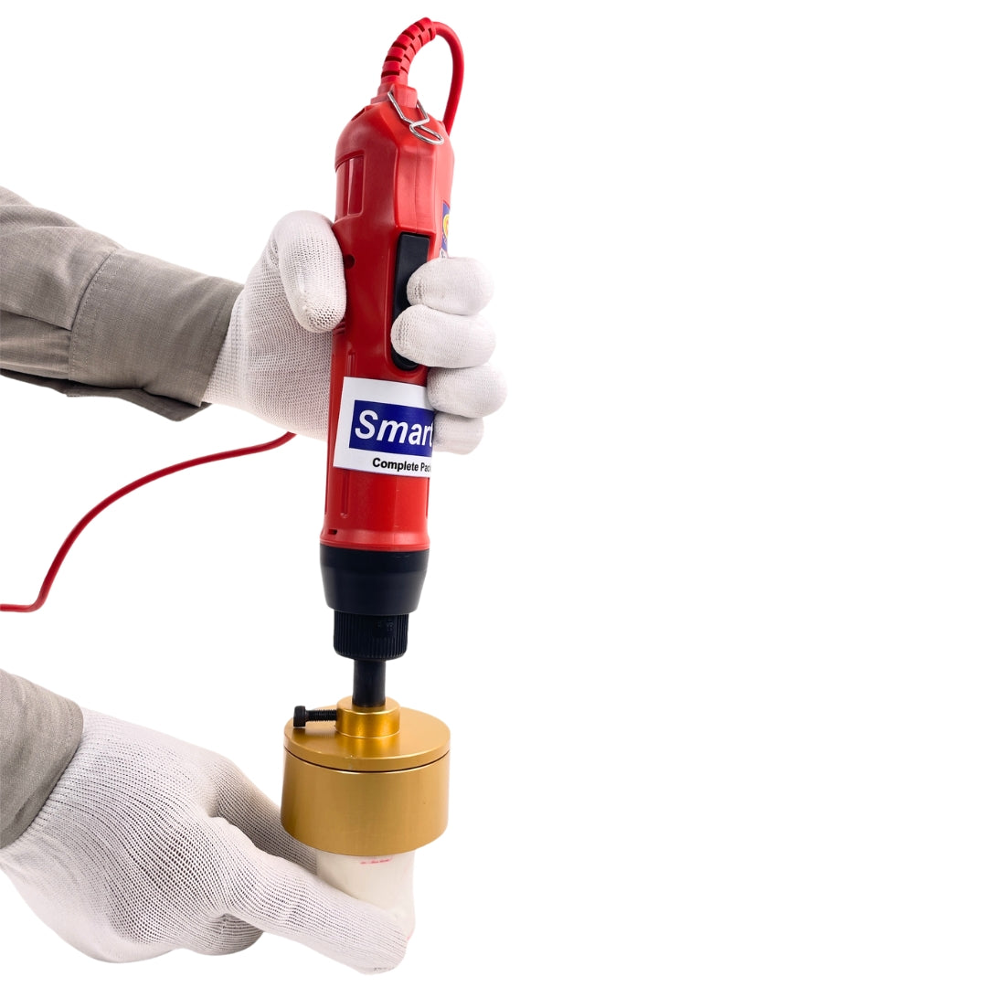 Heavy-Duty Plastic Cap Sealing Machine