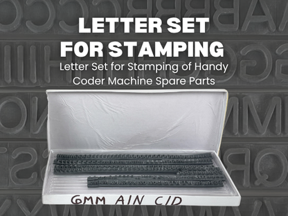 letter set for stamping
