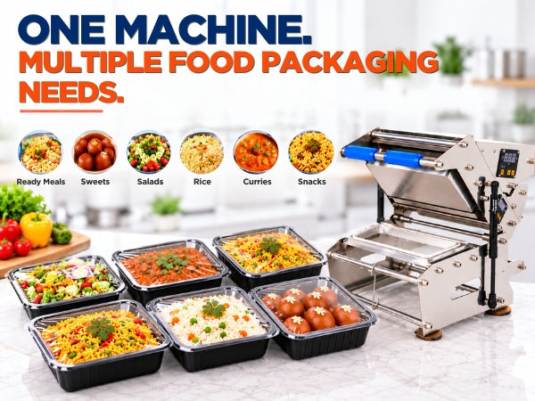 Single Compartment Tray Sealing Machine