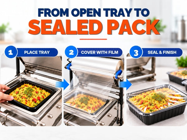 Single Compartment Tray Sealing Machine