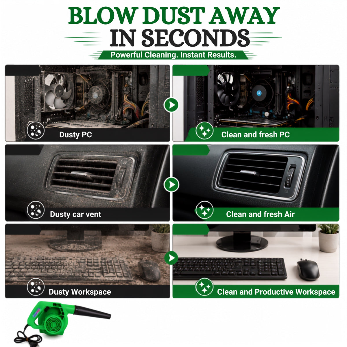 portable electric air blower