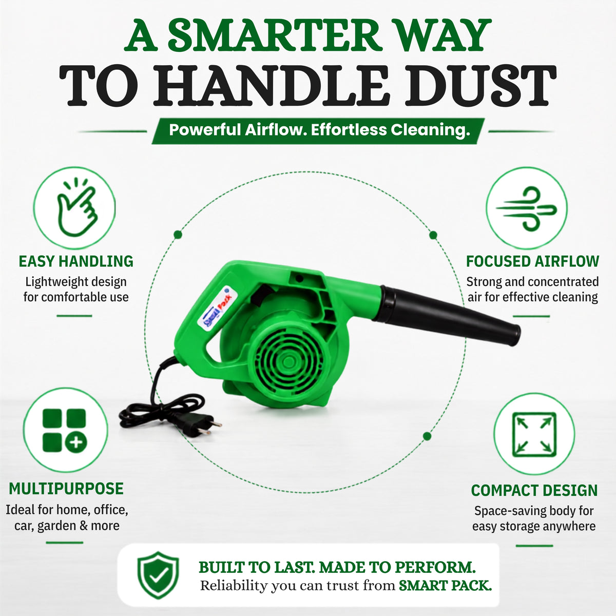 air blower for dust removal