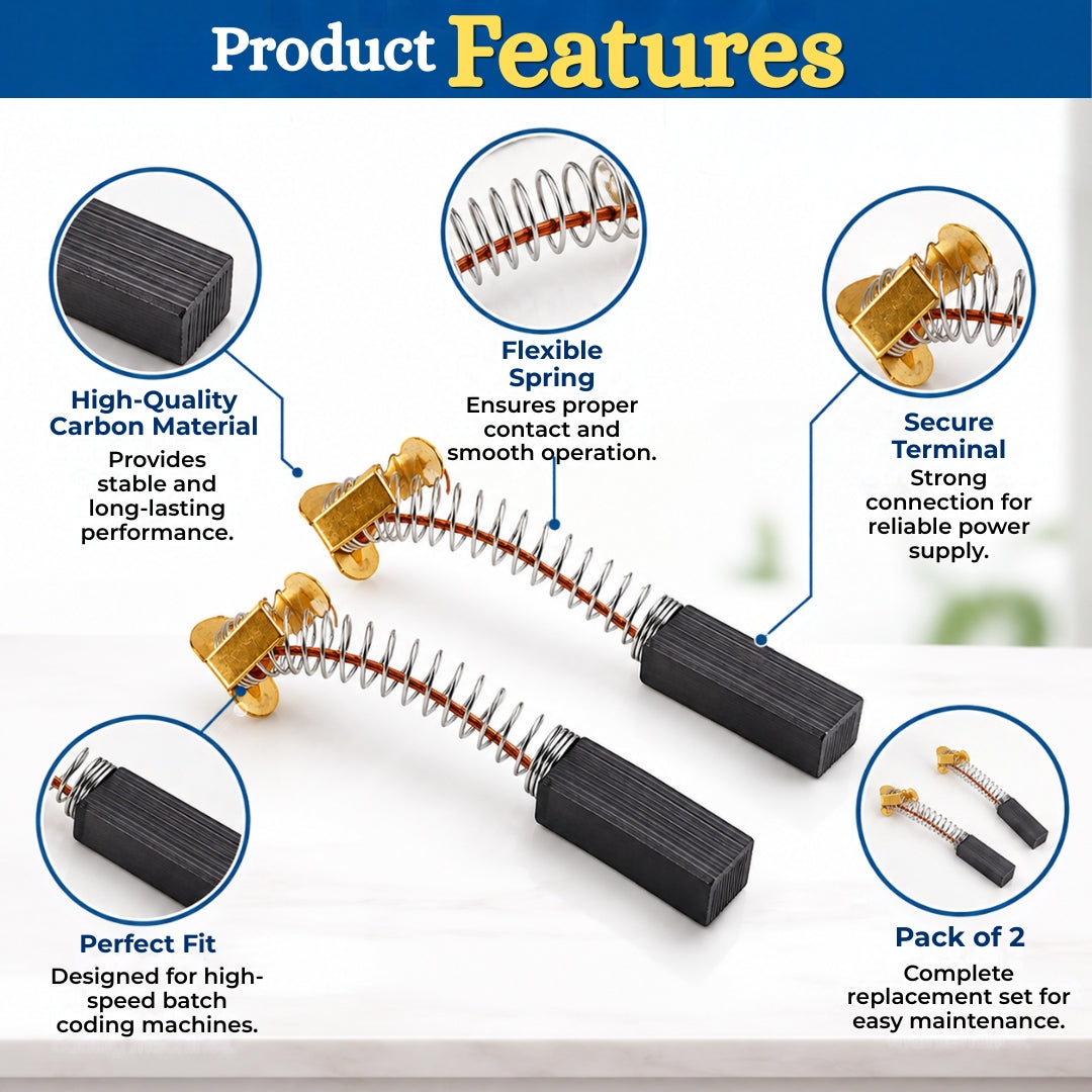 batch coding machine brush for industrial printing