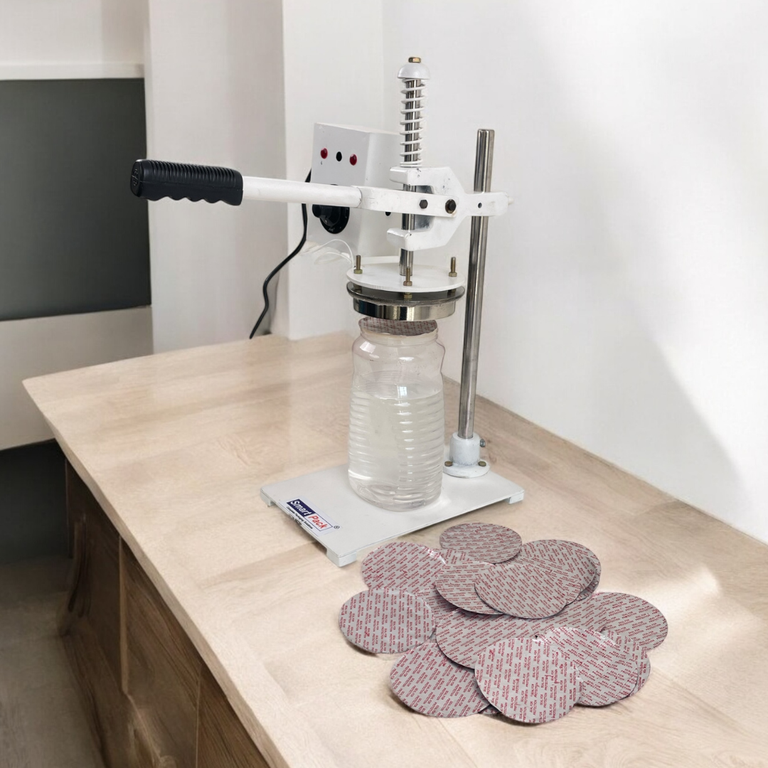 Manual Foil Sealer Machine 5 inch white