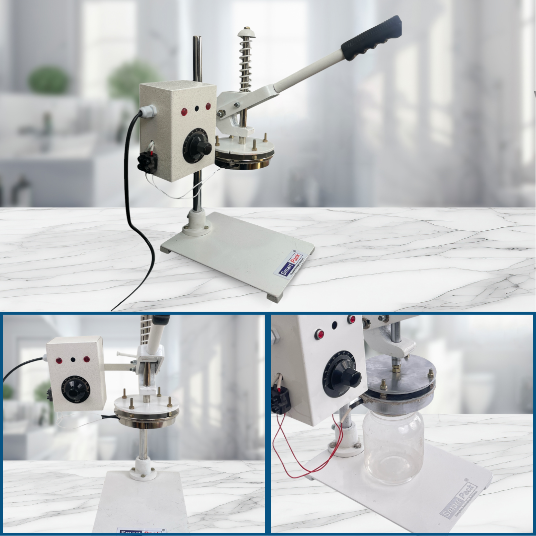 Manual Foil Sealer Machine 5 inch white