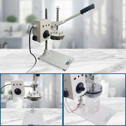 Manual Foil Sealer Machine 5 inch white