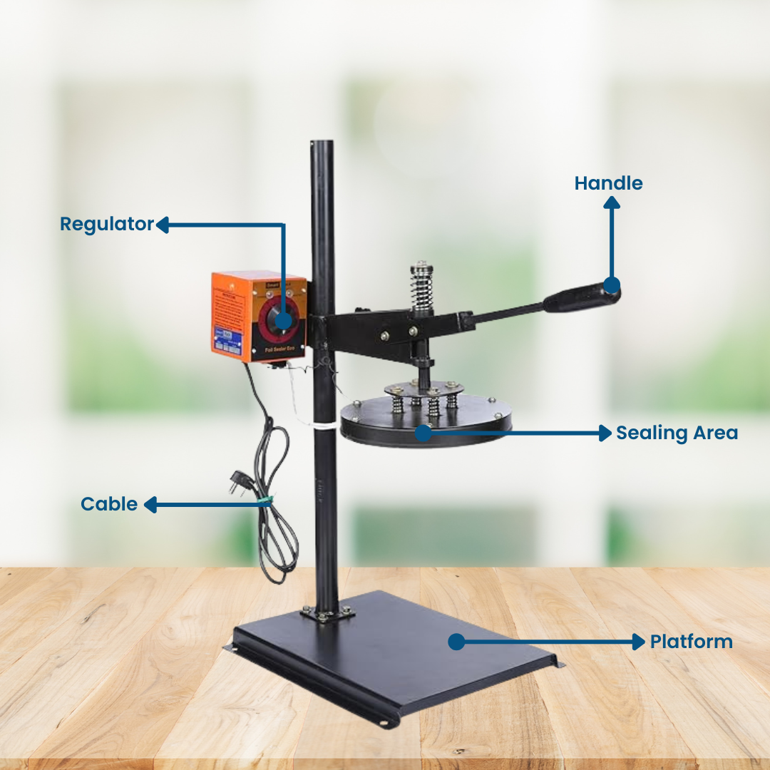 Manual foil sealer Machine 8 Inch