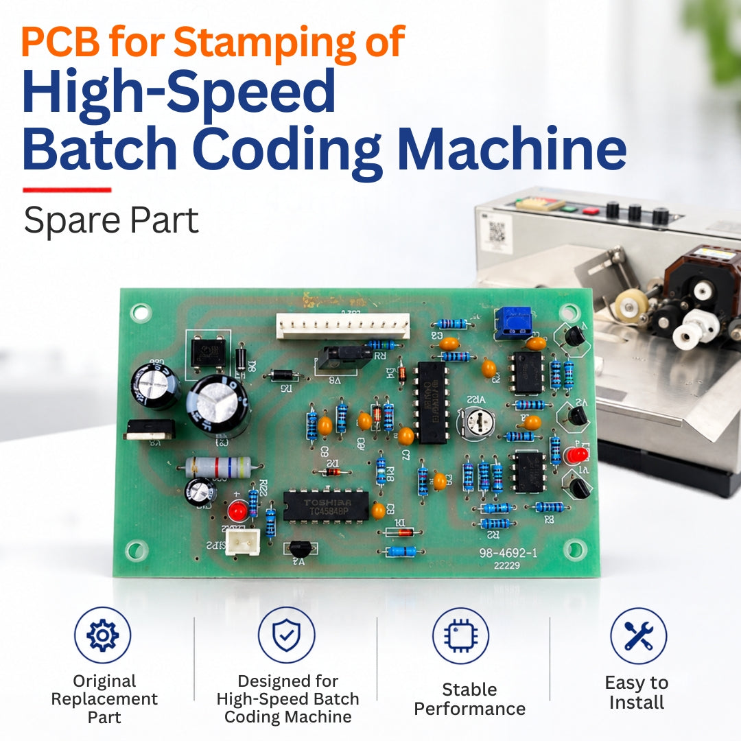 PCB components for high speed batch coding machine