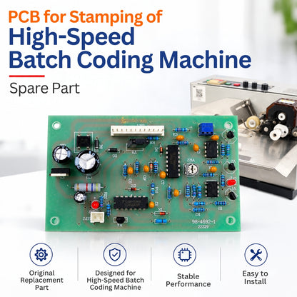 PCB components for high speed batch coding machine