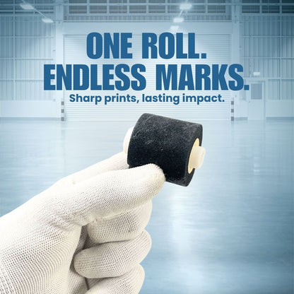 Hot Ink Roll Black for High Speed Batch Coding Machine(PACK OF 12)