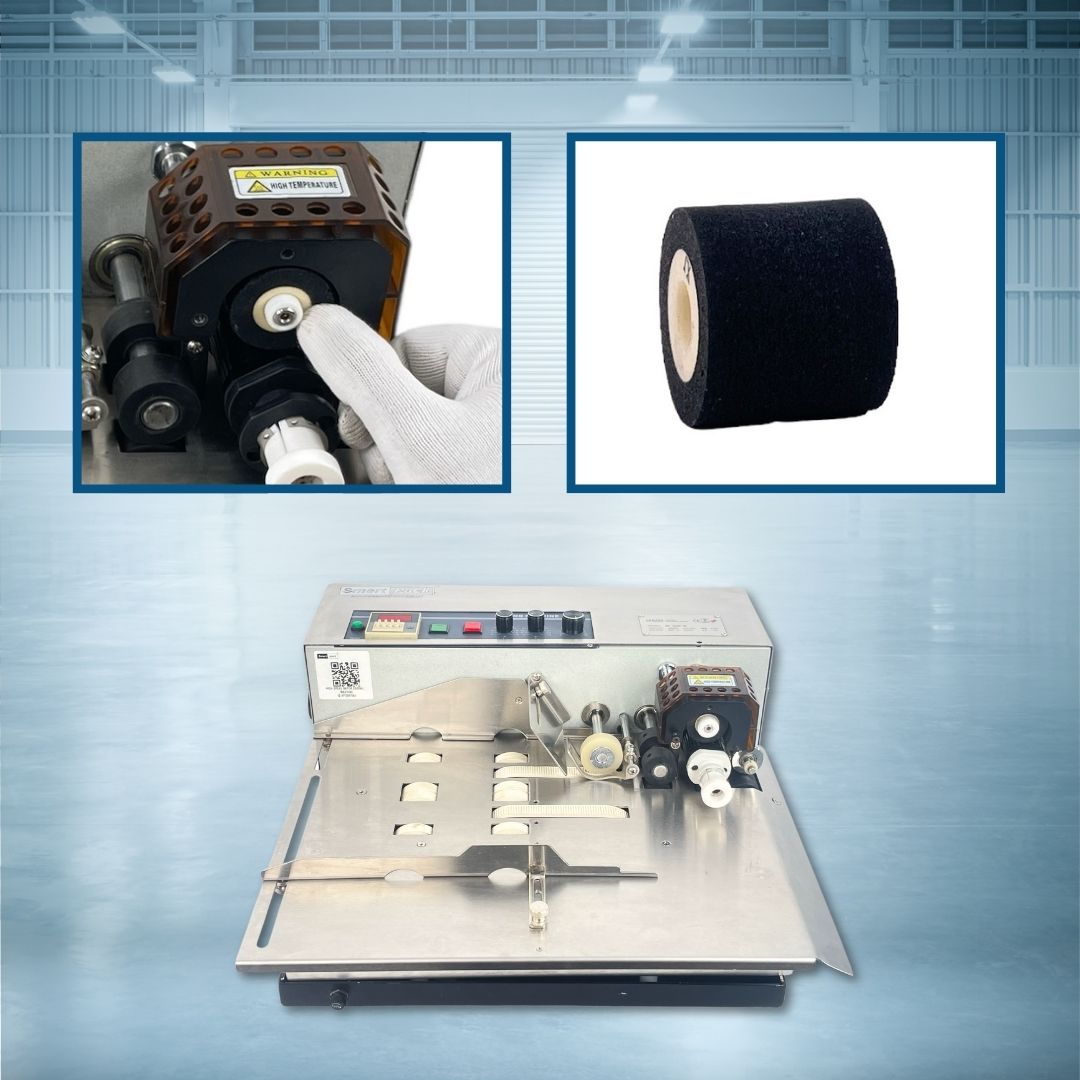 Hot Ink Roll Black for High Speed Batch Coding Machine(PACK OF 12)