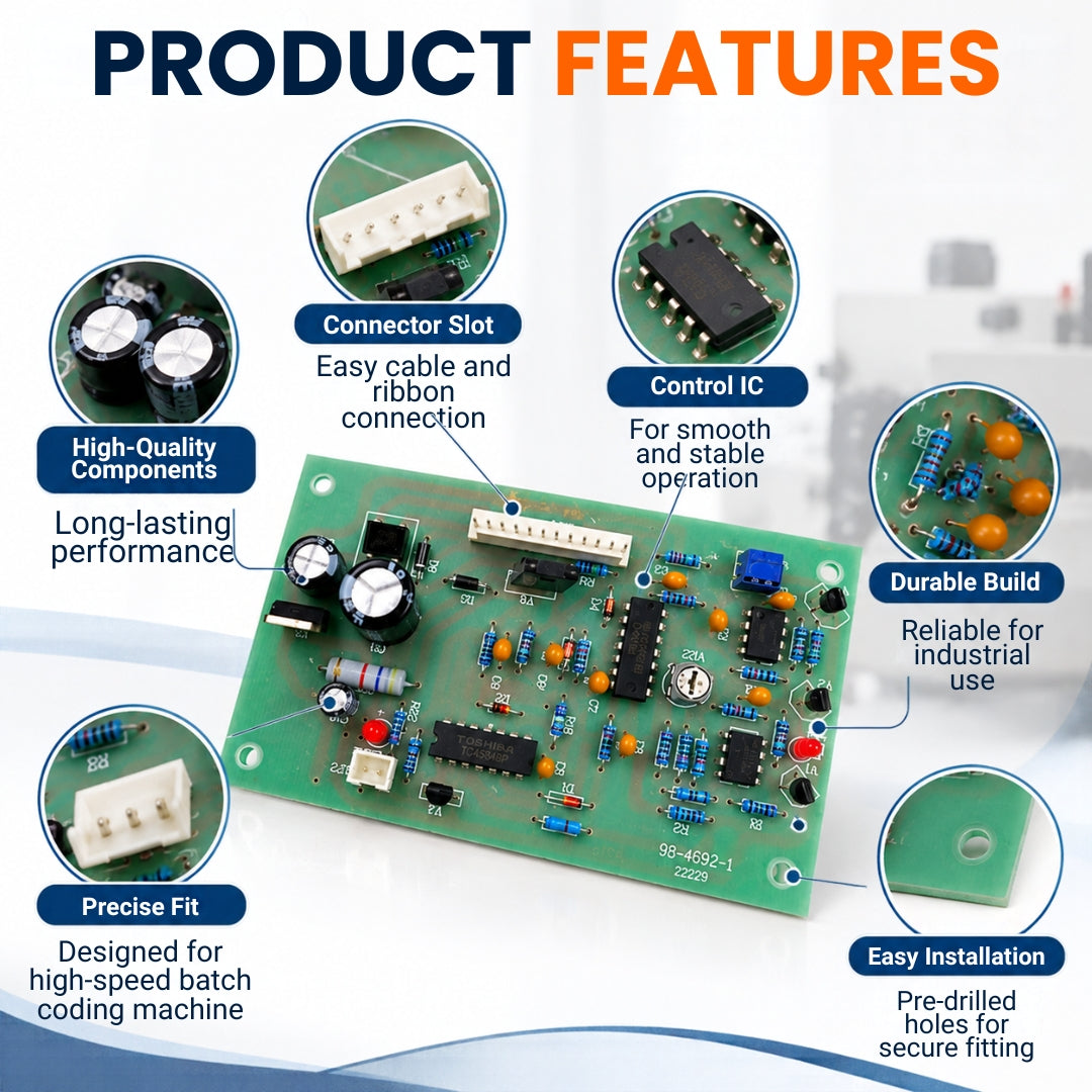 batch coding machine PCB board features