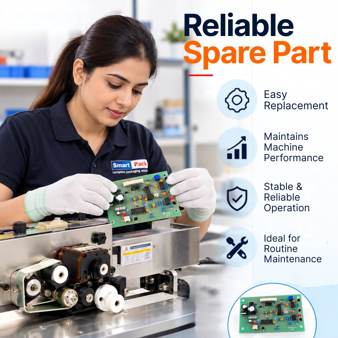 PCB spare part installation in batch coding machine