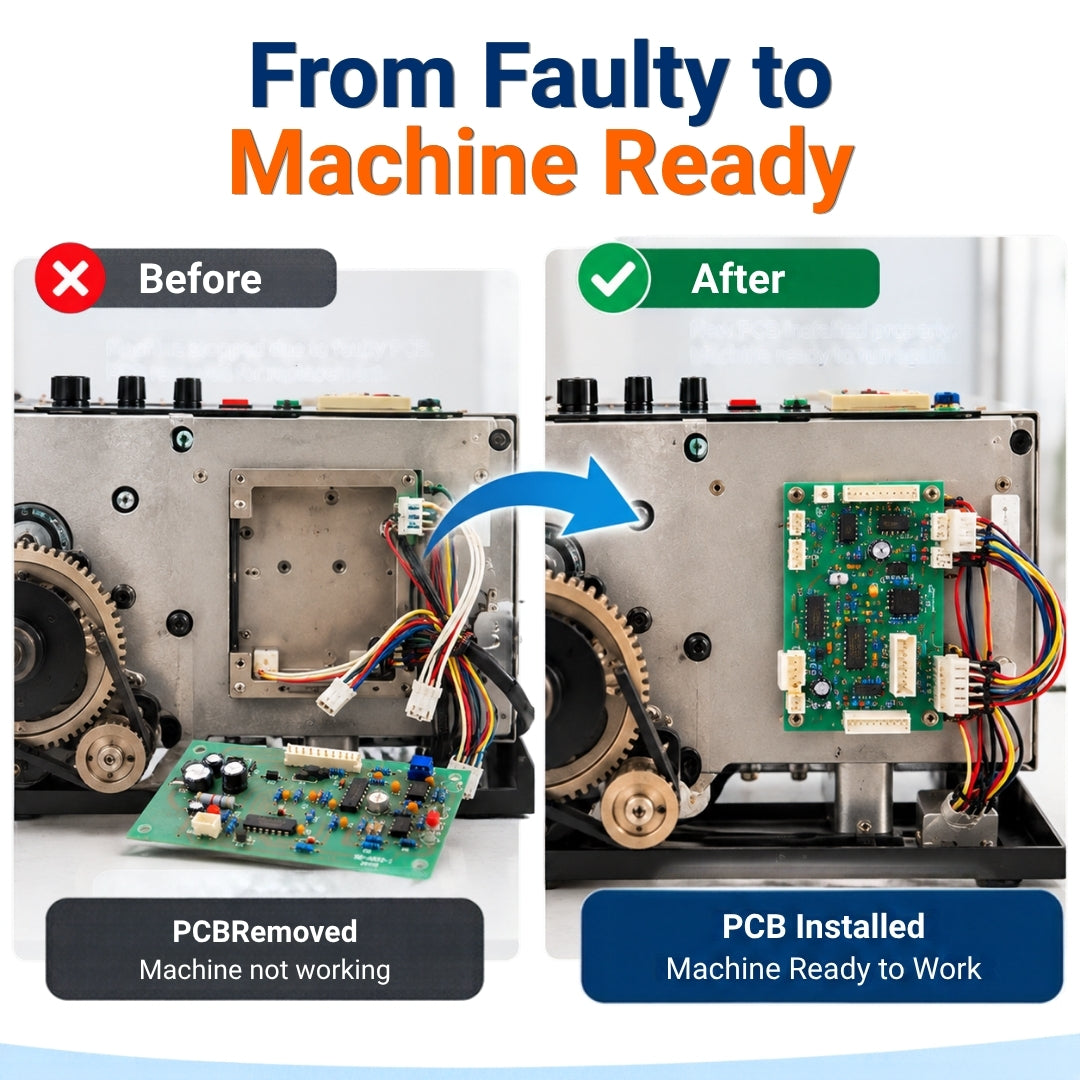 PCB replacement for batch coding machine repair