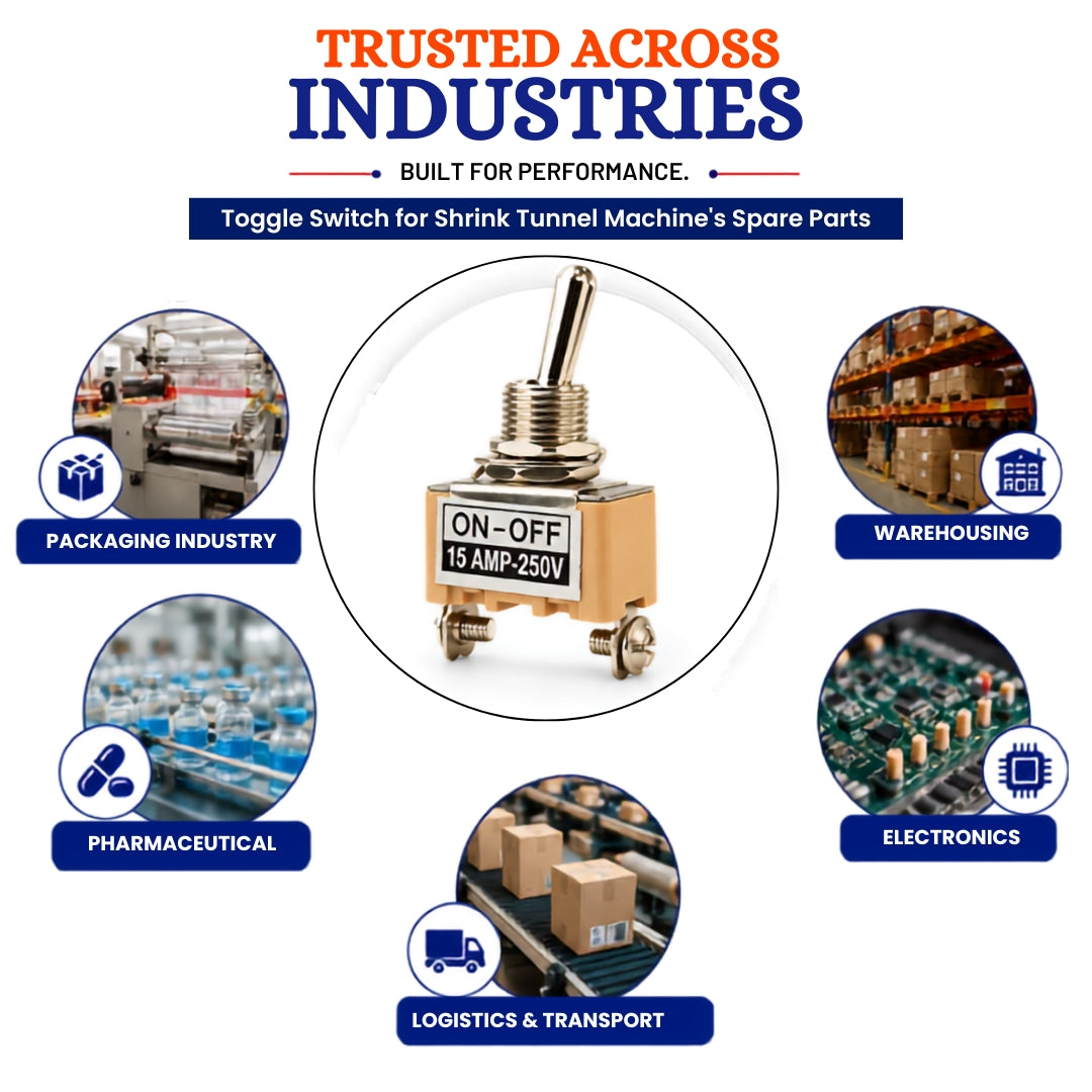 toggle switch for shrink tunnel machine