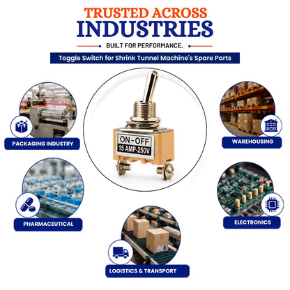 toggle switch for shrink tunnel machine