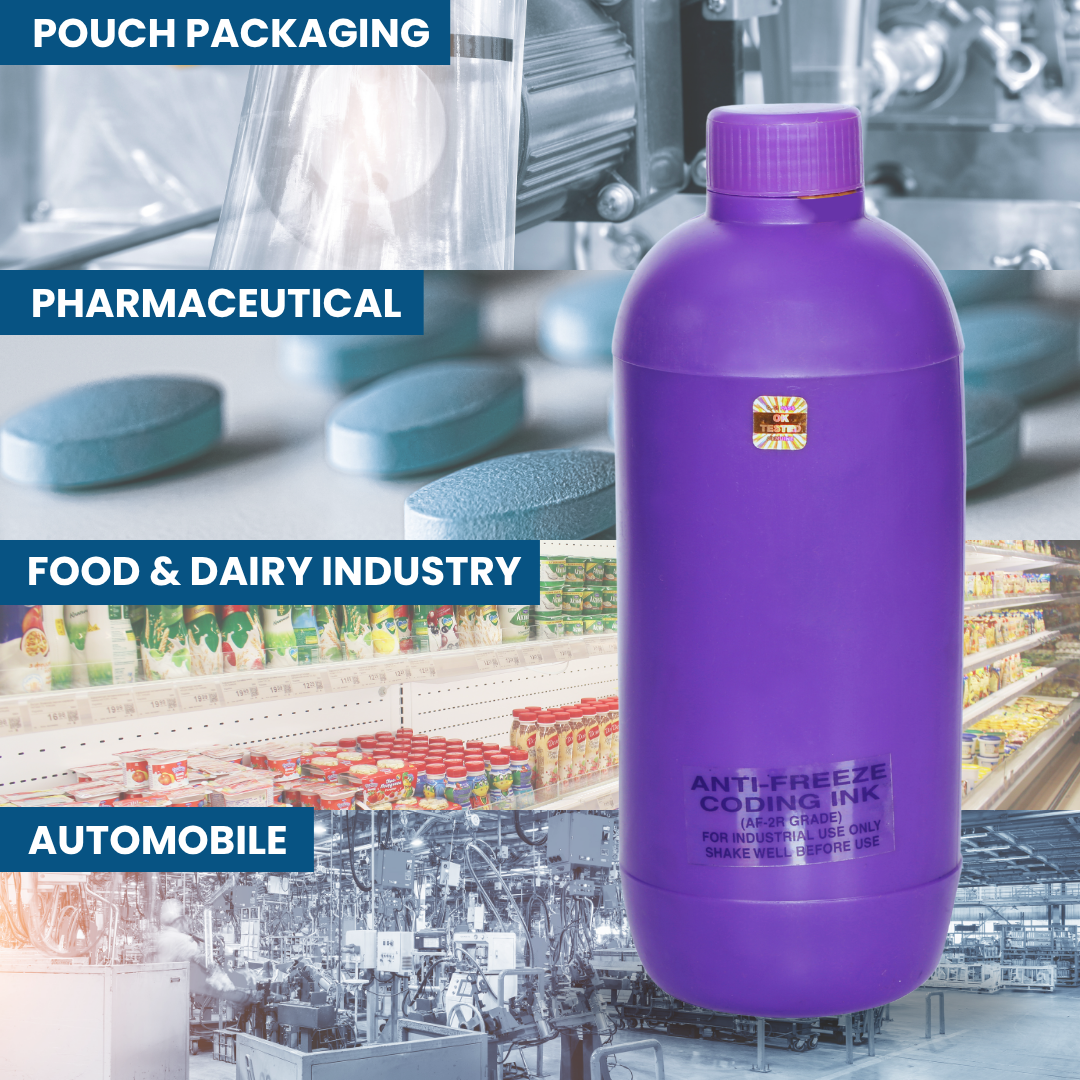 Non-porous ink Violet 1 liter