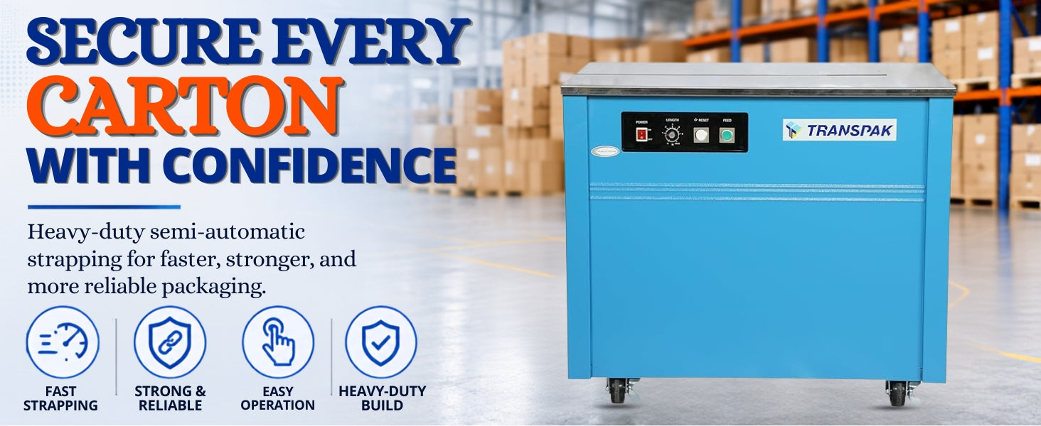 Semi Automatic Box Strapping Machine