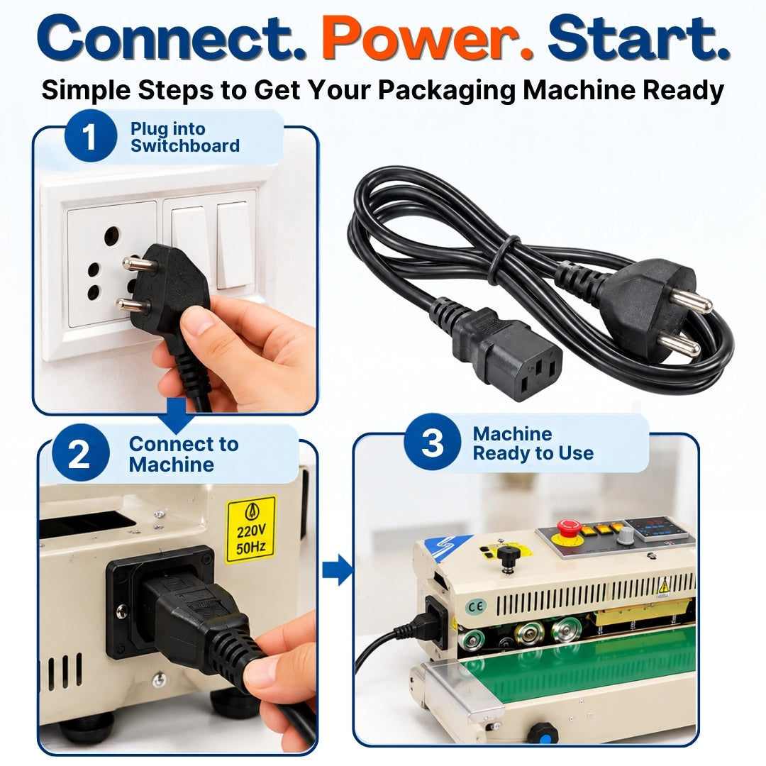 power cable with IEC connector