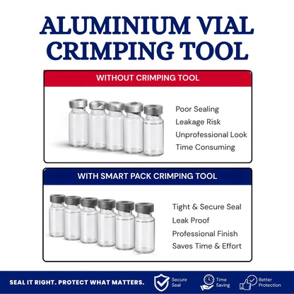 aluminium vial crimping tool features