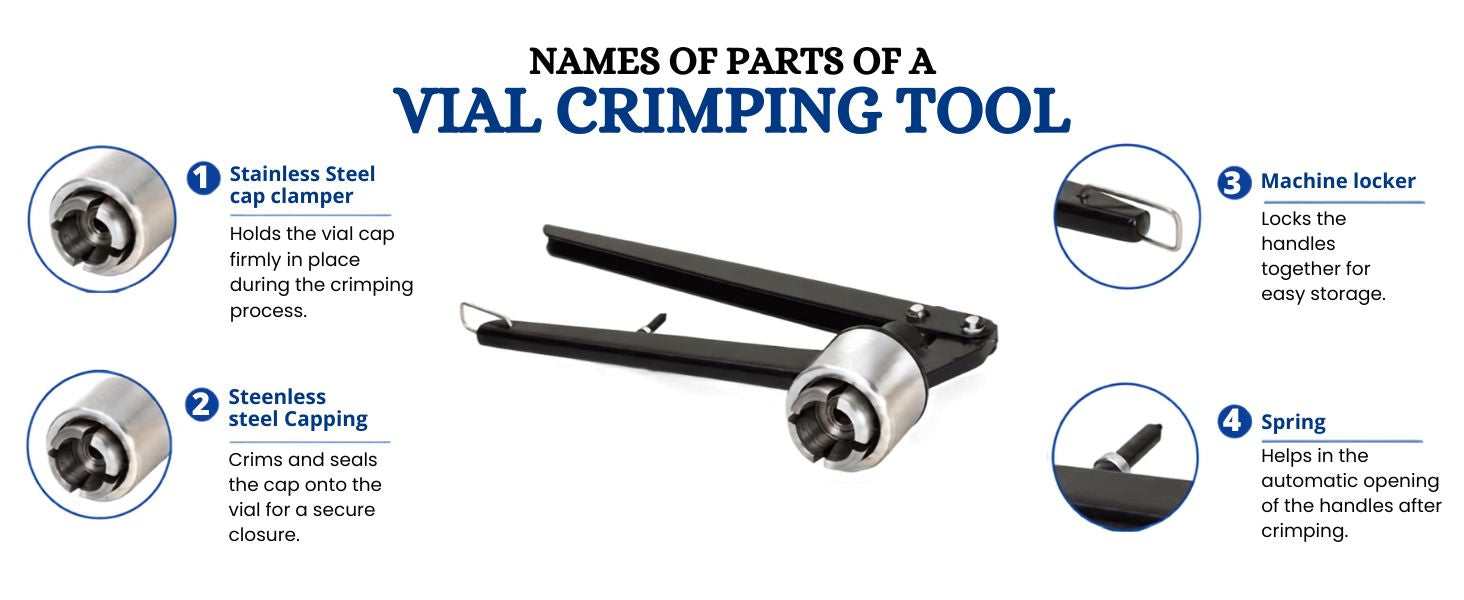 Aluminum Vial Crimping Machine Tool 32mm