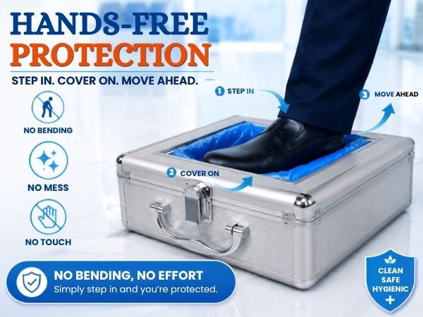 Semi-Automatic Shoe Cover Dispenser