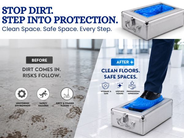 Semi-Automatic Shoe Cover Dispenser