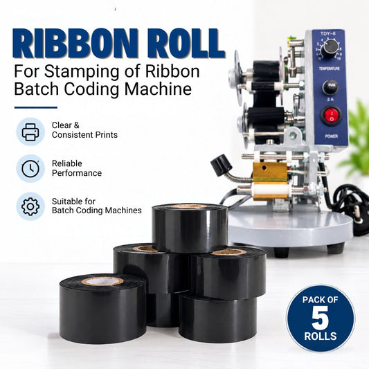 ribbon roll for batch coding machine