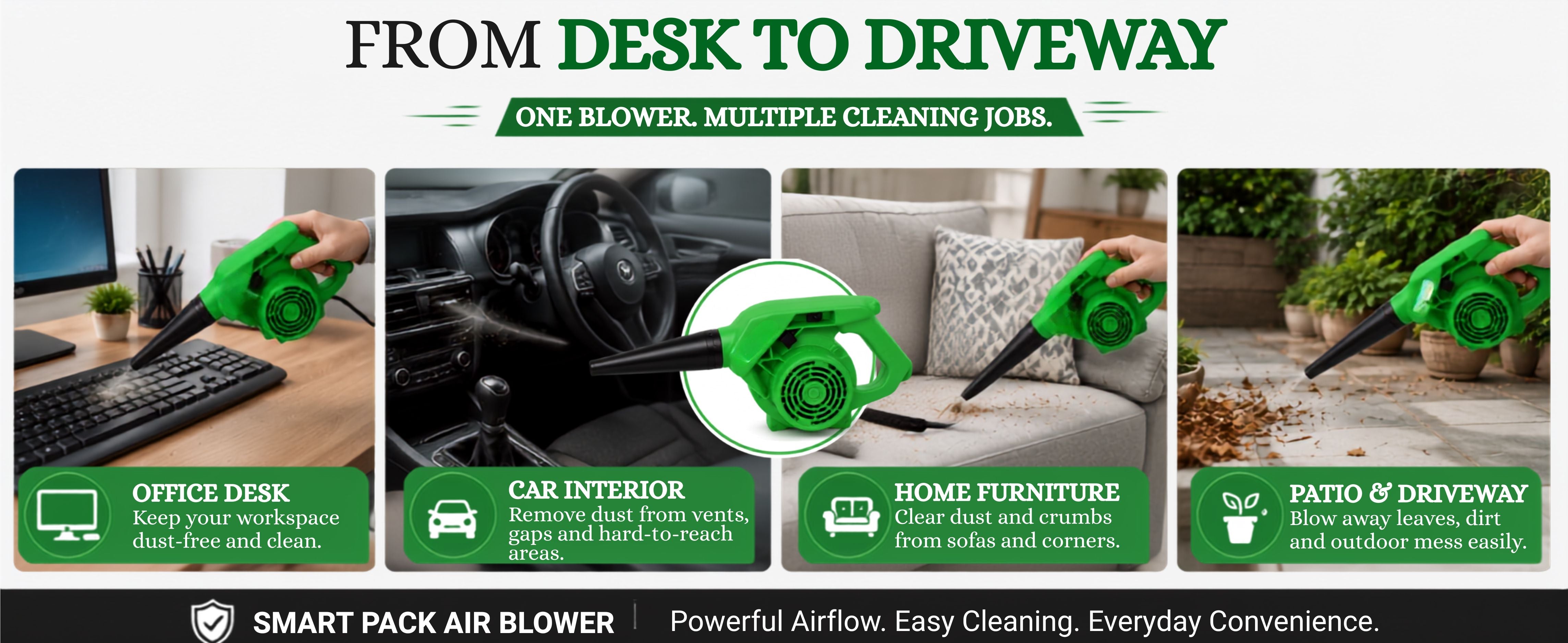 Unbreakable Air Blower Nylon Electric Air Blower for Home/Office