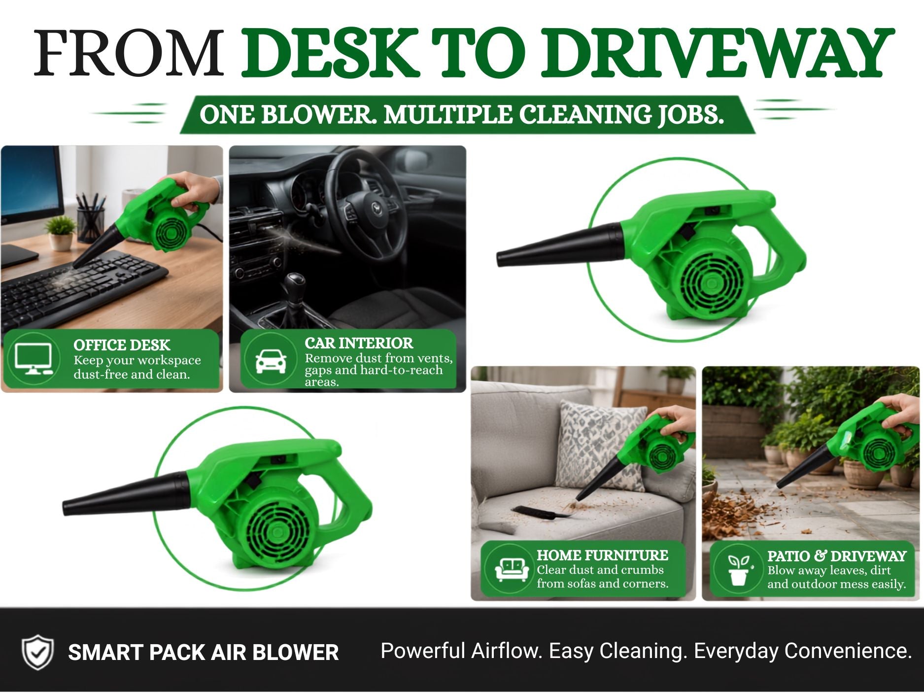Unbreakable Air Blower Nylon Electric Air Blower for Home/Office
