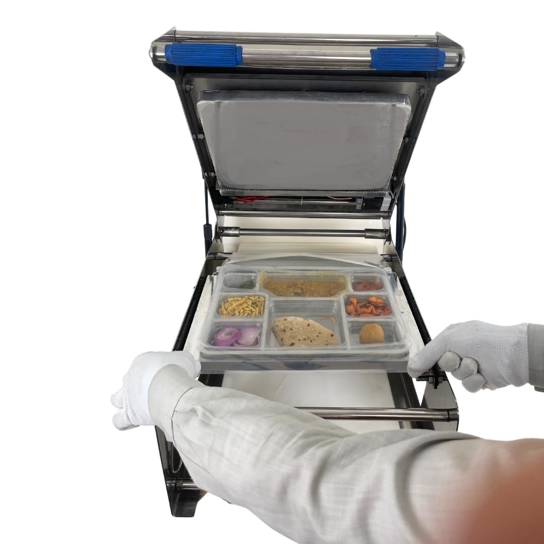 Multi Compartment Meal Tray Sealer Machine