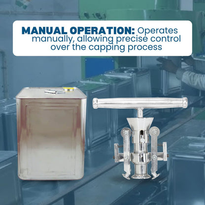 15 Liter Tin Can Plastic Spout Capping machine