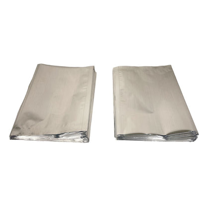 6x11 silver laminated pouches