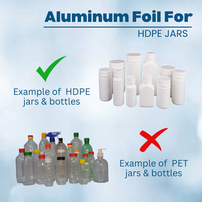 Aluminium Foil 125mm with 1000p for Packing HDPE