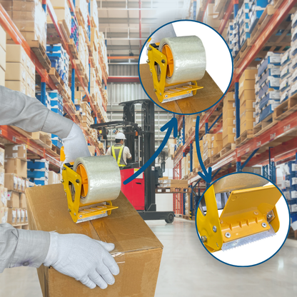 Hand Tape Dispenser 3 Inch Used for Carton Box Tapping Machine