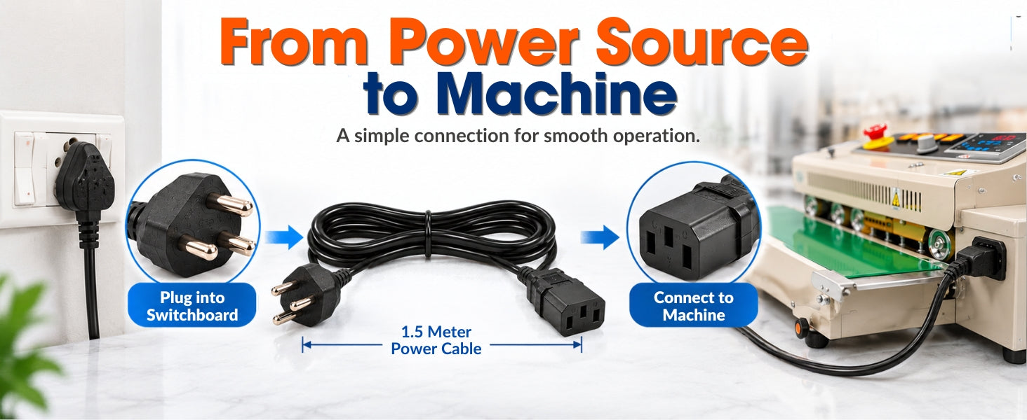 Power Cable For Induction Sealer Machine