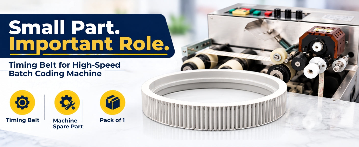 Timing Belt for High Speed Batch Coding Machine