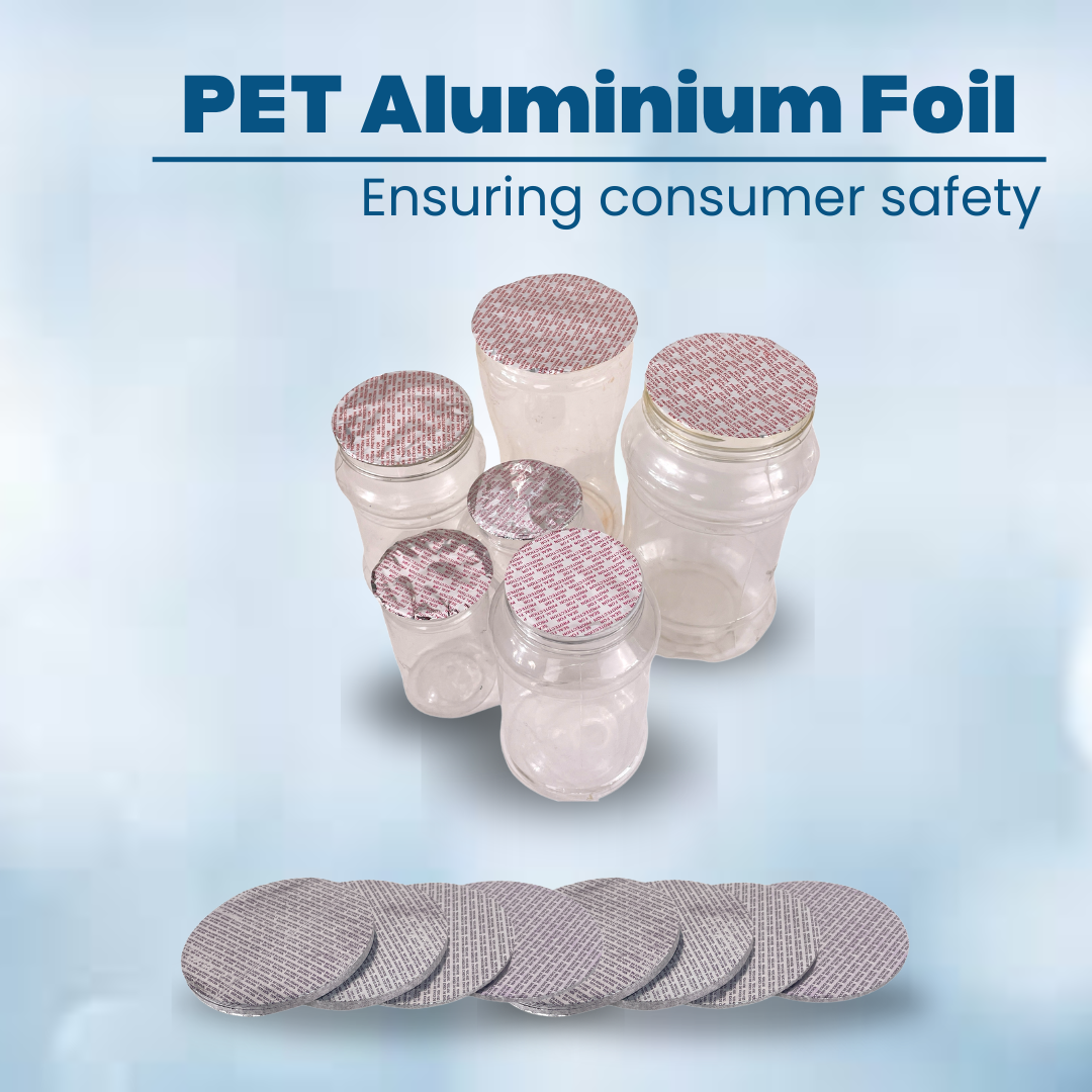 Aluminium foil 45mm with 1000 piece for Packing PET