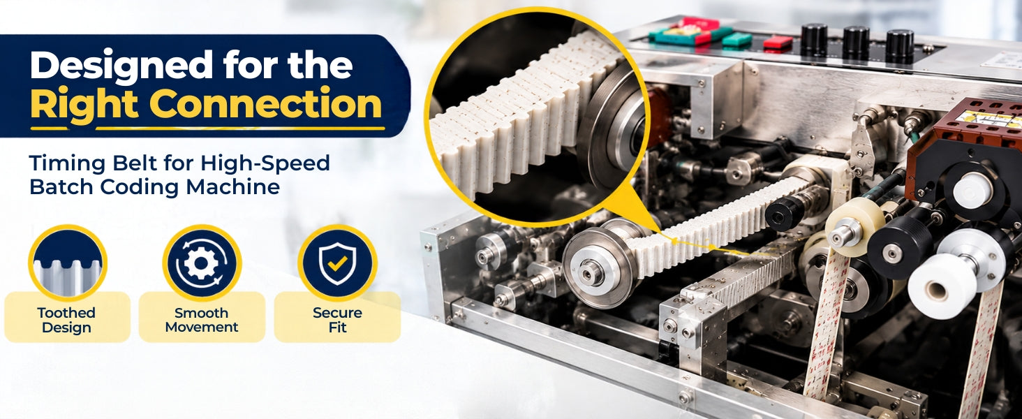 Timing Belt for High Speed Batch Coding Machine