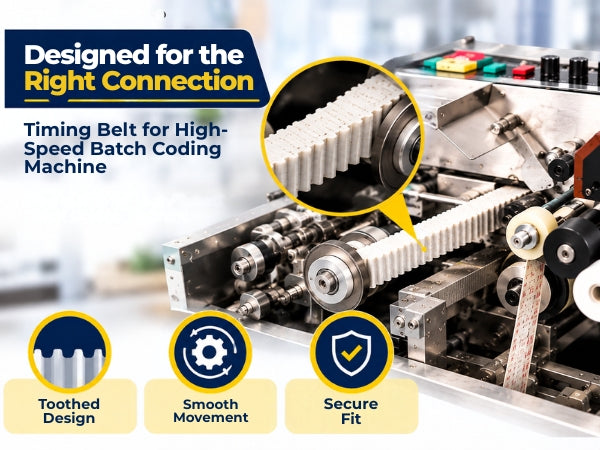 Timing Belt for High Speed Batch Coding Machine