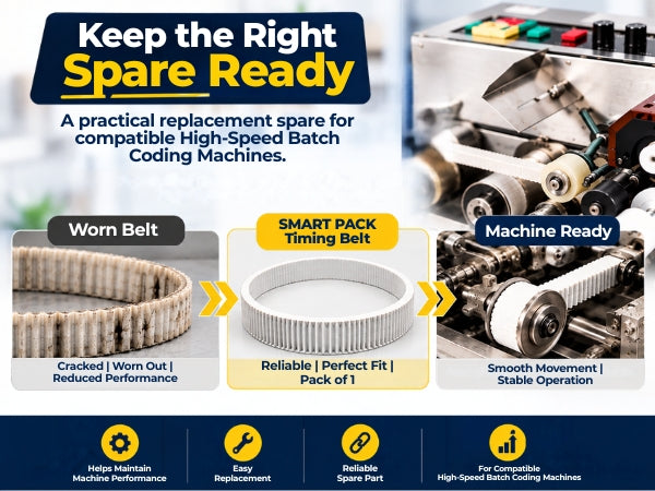 Timing Belt for High Speed Batch Coding Machine