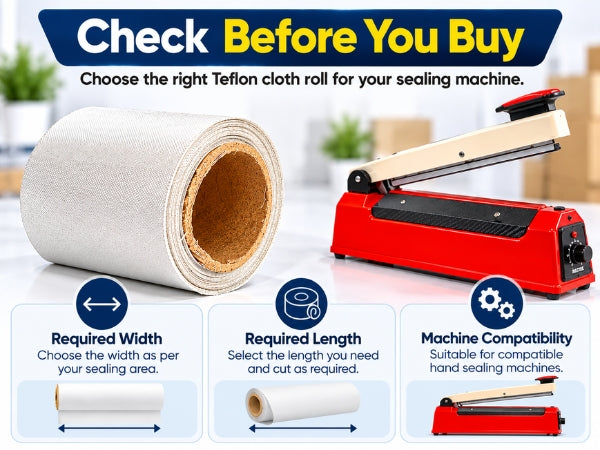 Teflon Cloth Roll 30MM X 10M