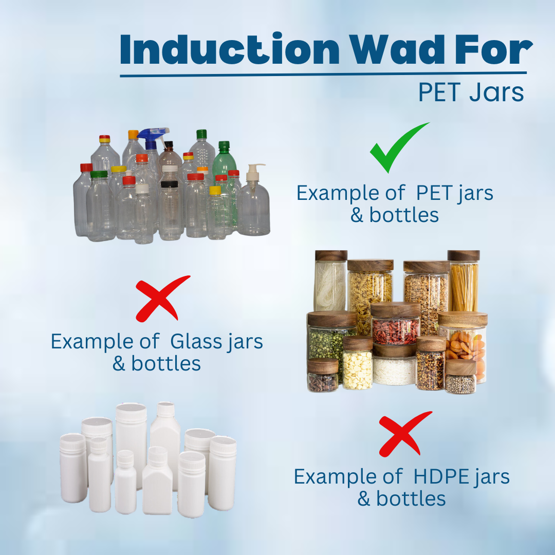 Induction Wad 35MM with 500Piece for Packing PET