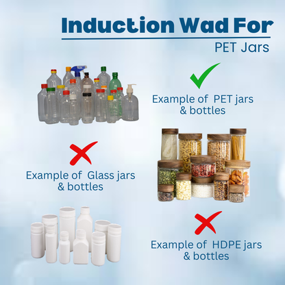 Induction Wad 35MM with 500Piece for Packing PET