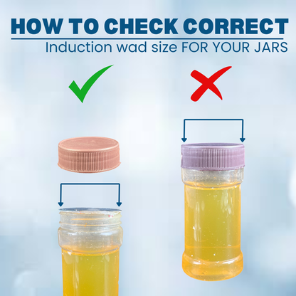 Induction Wad 35MM with 500Piece for Packing PET