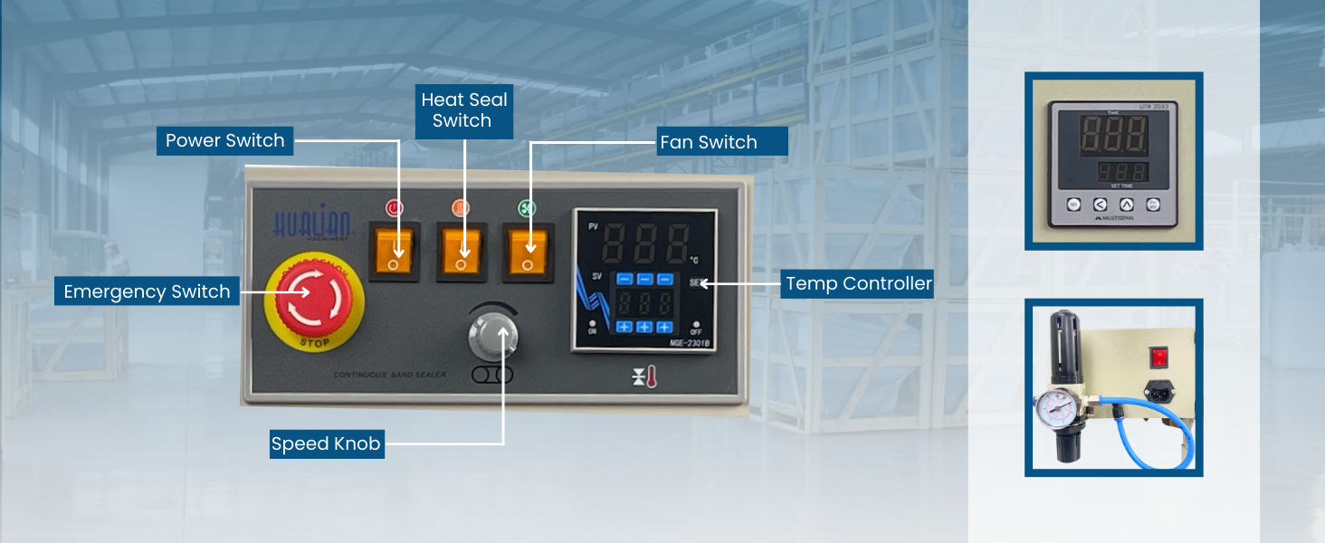 Vertical Band Sealer With Nitrogen Flush