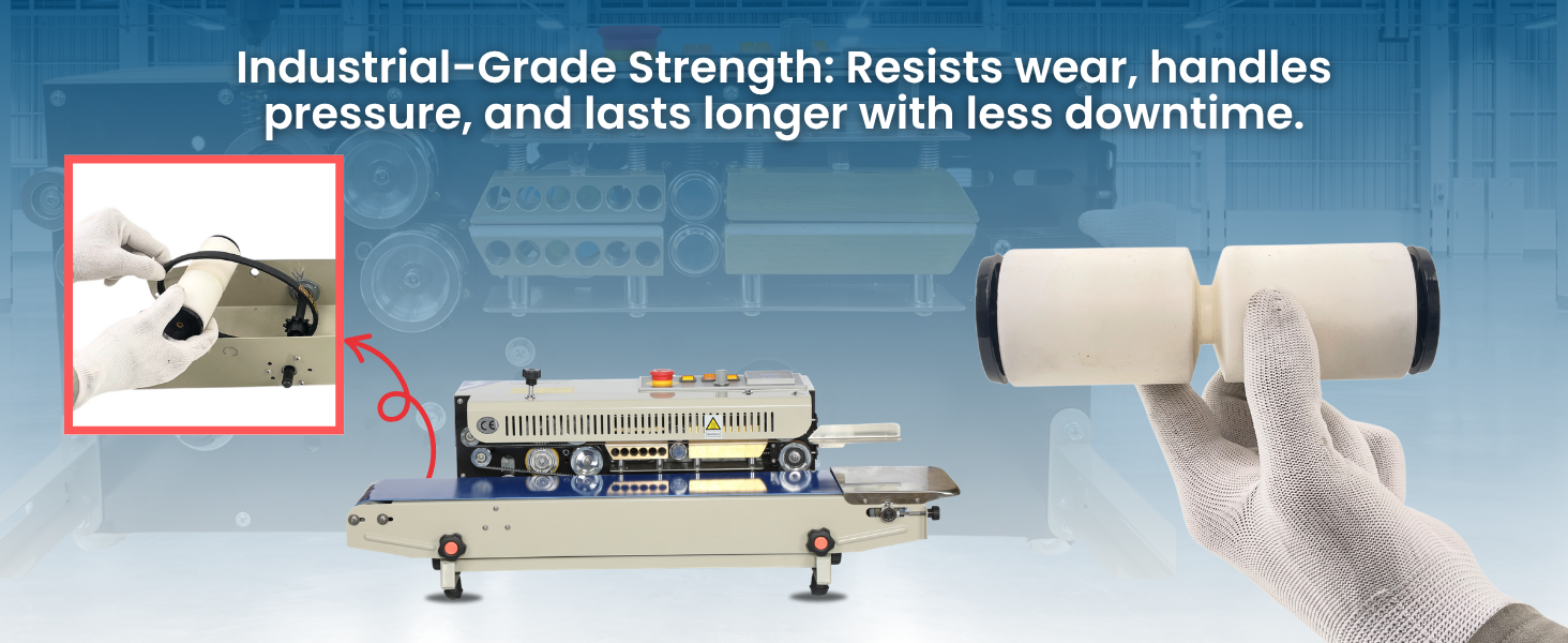 V Belt Roller for Conveyor for Band Sealer Machine’s Spare Parts