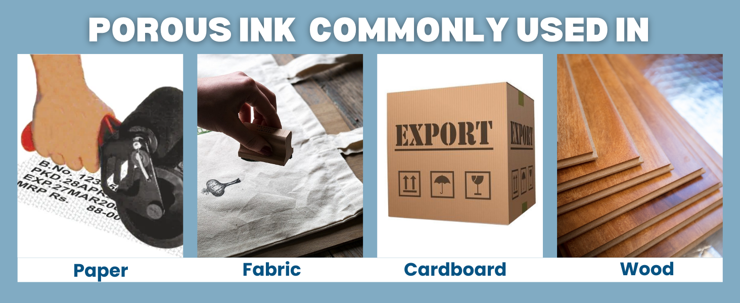 Porous Ink Black Color Pack of 2