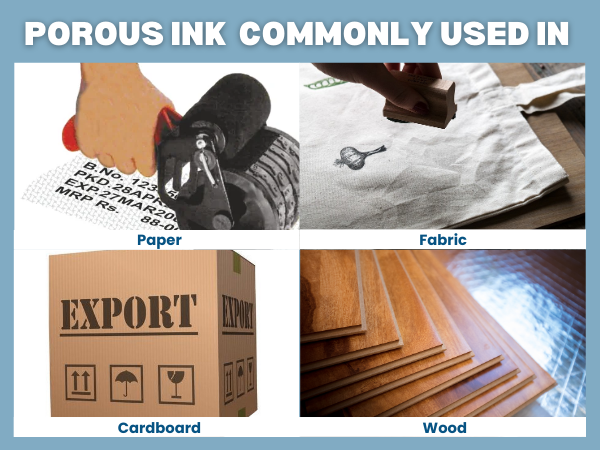 Porous Ink Black Color Pack of 2