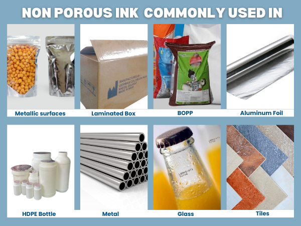Non-Porous Ink Pack of 2 Violet Color